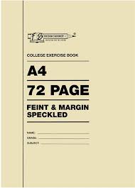 COLLEGE EXCERCISE 72P FEINT/M